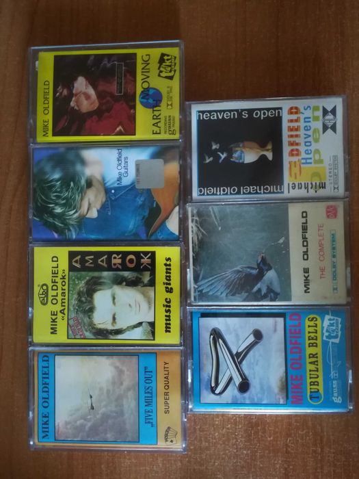 kasety magnetofonowe Mike Oldfield zestaw 4 kaset
