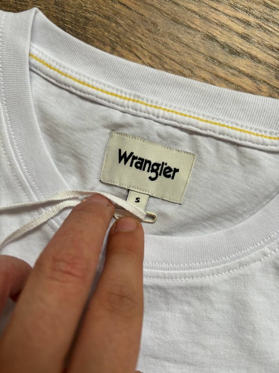 Новая футболка Wrangler мужская белая С-М мужская