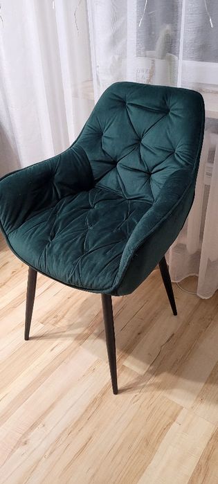 Krzesło butelkowa zieleń