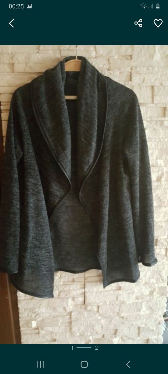 Sweter narzutka bolerko