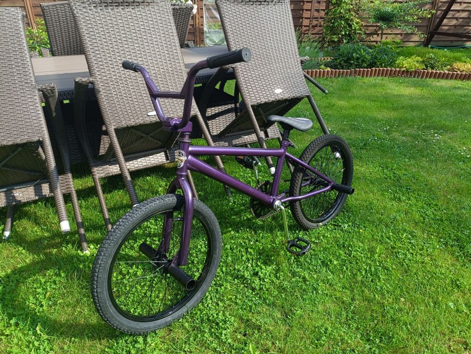 Rower BMX fioletowy
