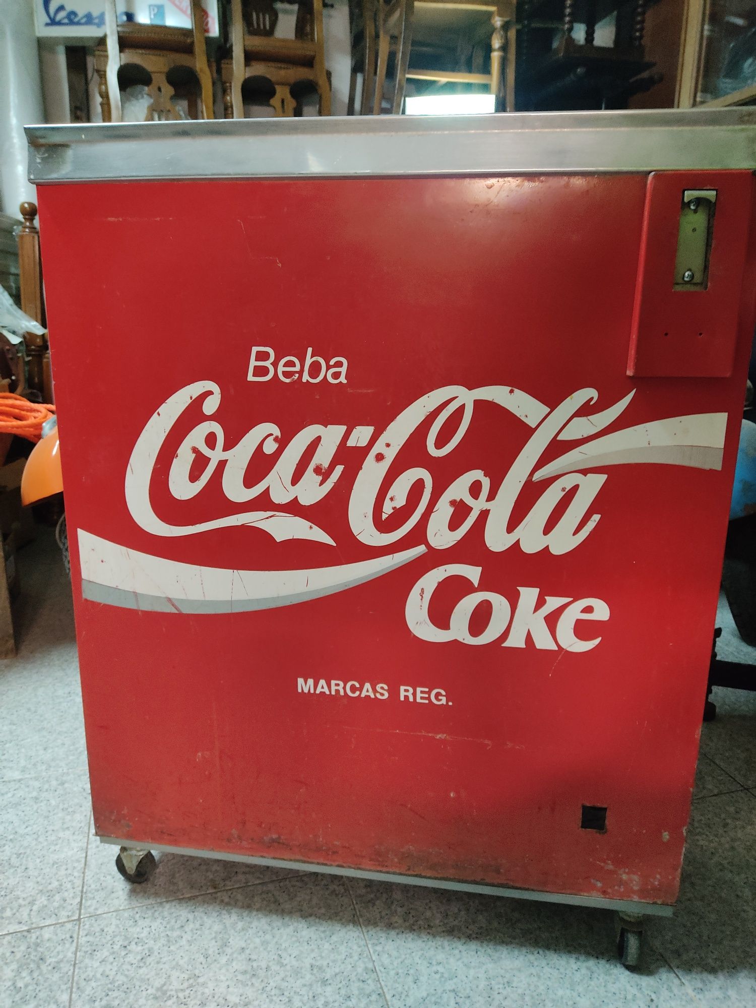 Arca frigorífica Coca Cola