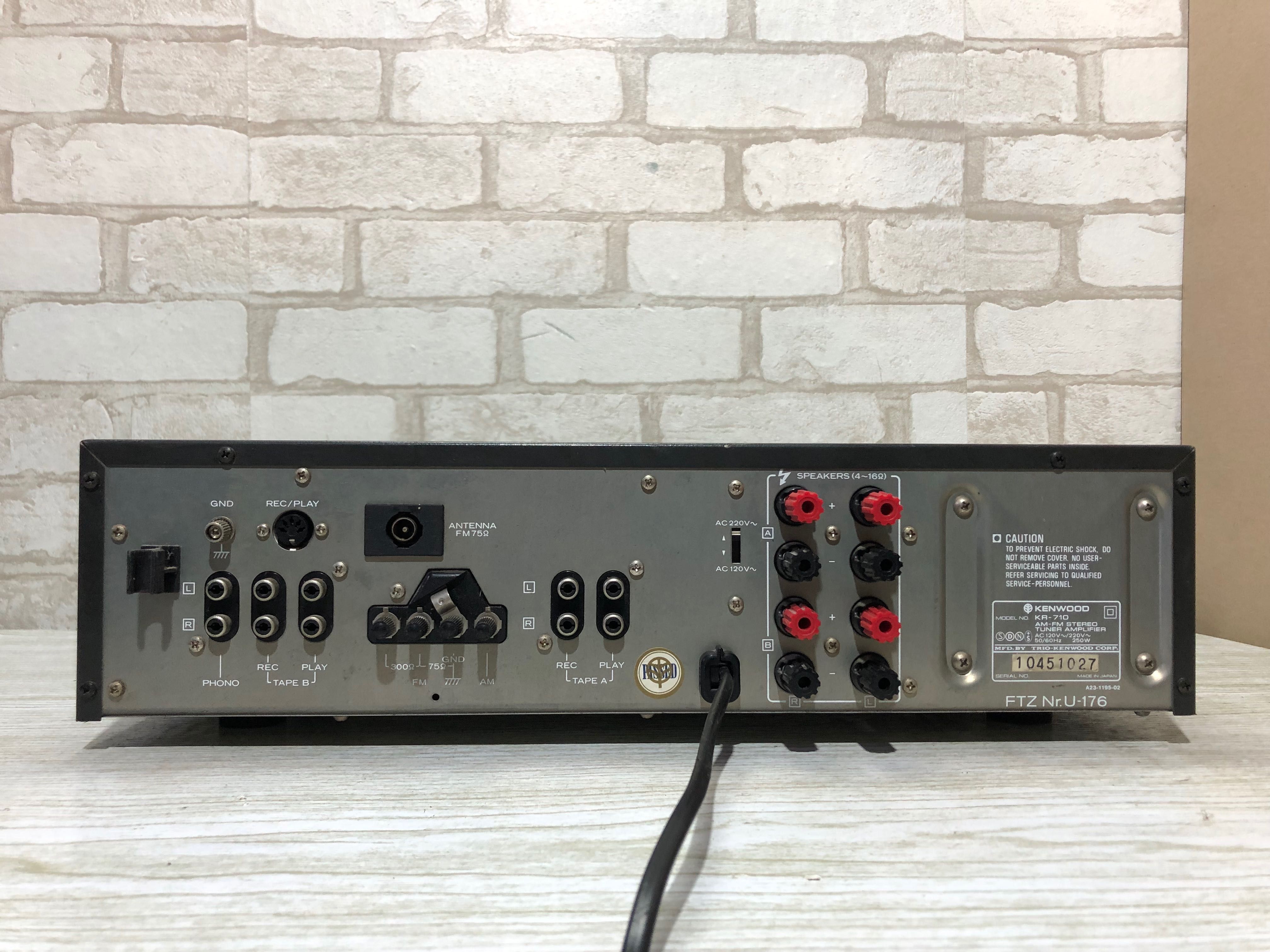 FM/AM Стерео ресивер/підсилювач Kenwood KR-710  б/у з Німеччини