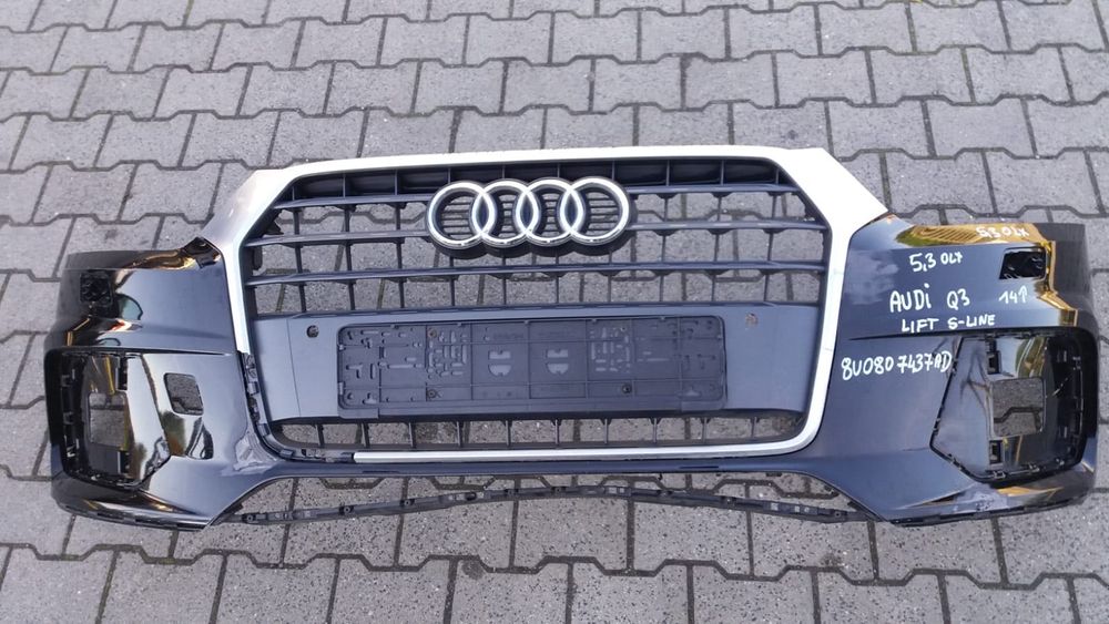 Zderzak Audi Q3 lift S-line po 2014