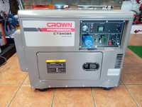 Дизельный генератор CROWN/DWT CT34085/5-5.5кВт/220вольт/кожух/гар2/