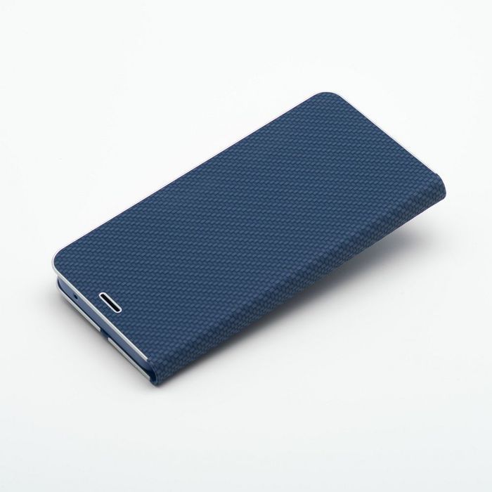 Kabura LUNA Book Carbon do SAMSUNG S25 Edge niebieski