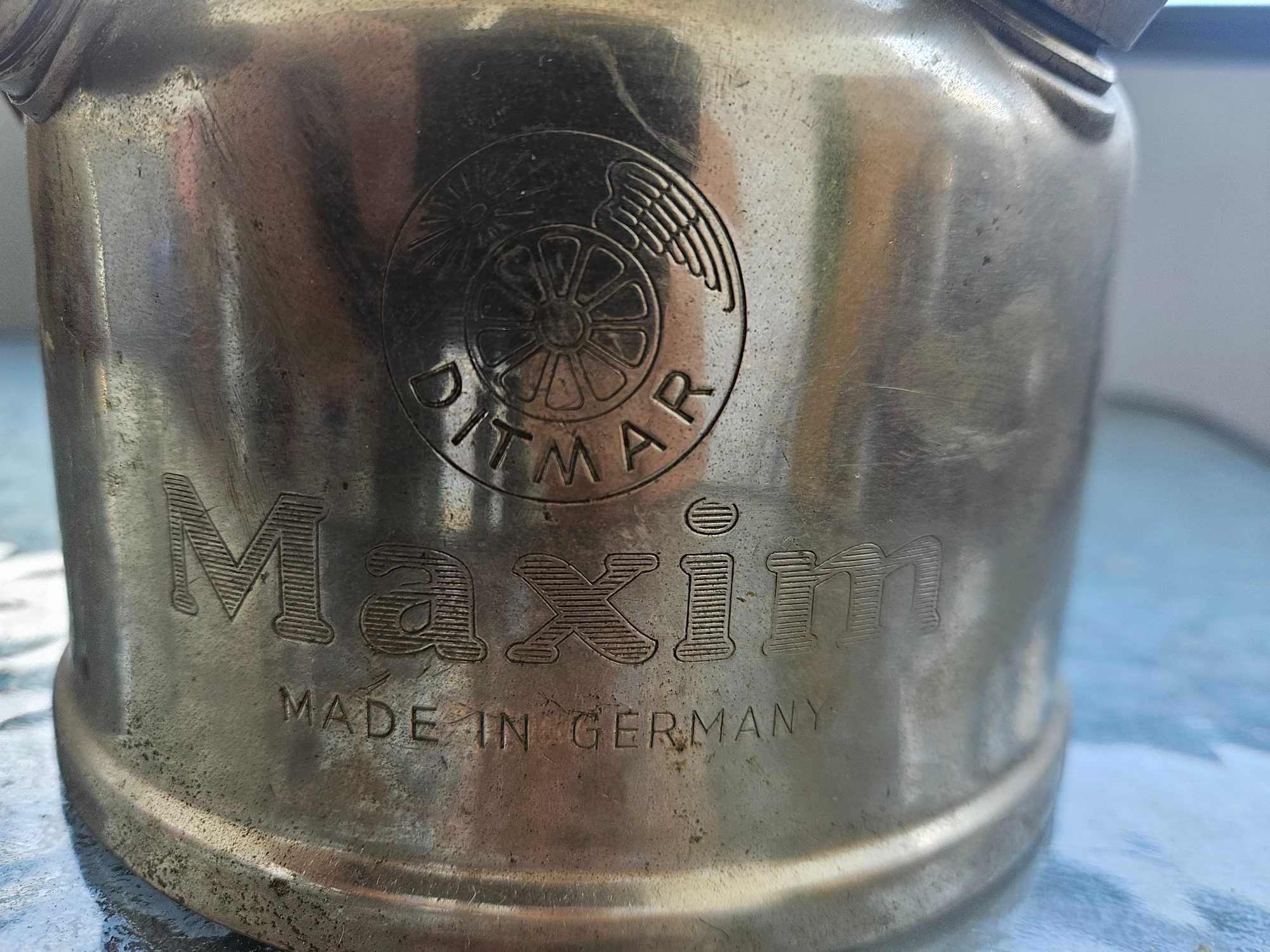Stara zabytkowa lampa naftowa Ditmar Maxim