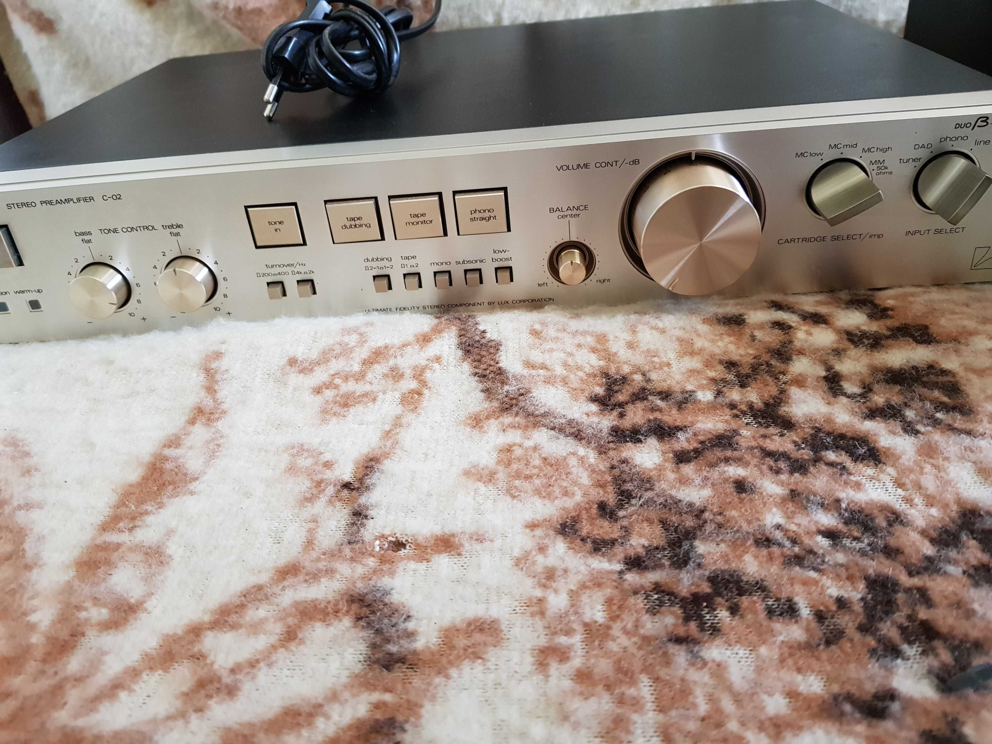 Luxman M02 +C02 HI-END Wzmacniacz