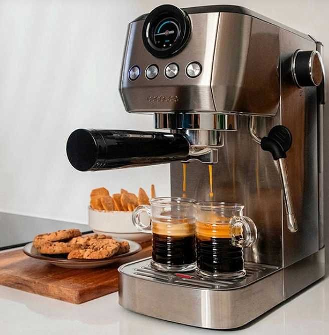 Рожковая кофеварка для еспрессо Cecotec Power Espresso 20 Steel Pro