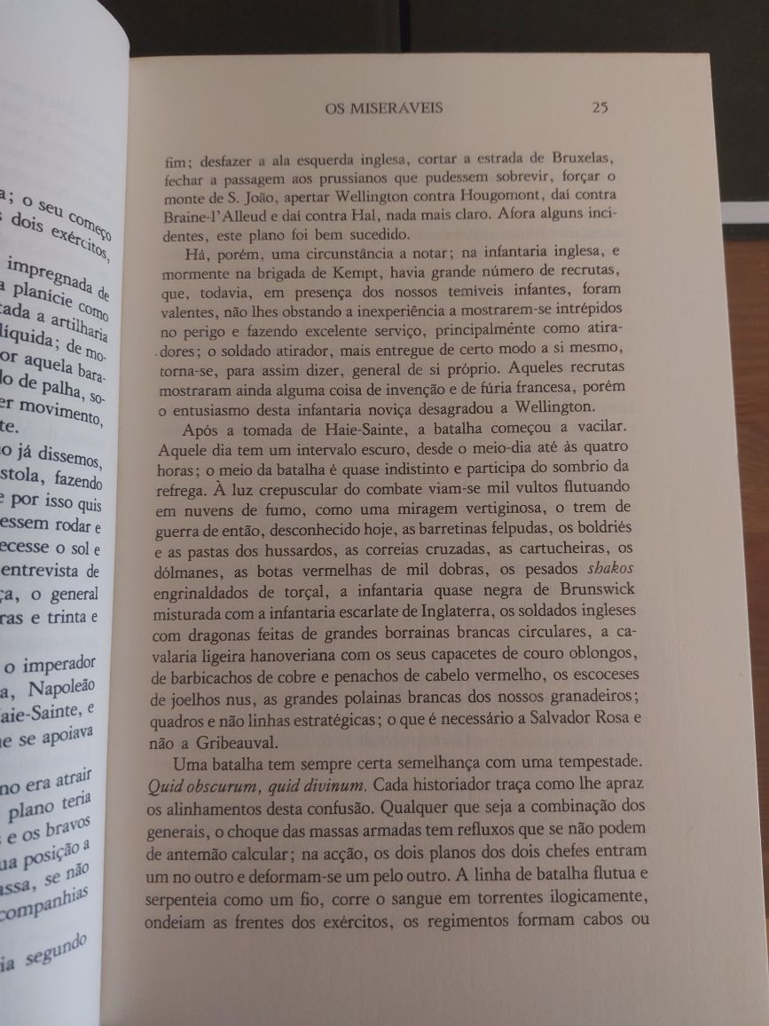 " Os Miseráveis " Victor Hugo (Optimo Estado - Completa)