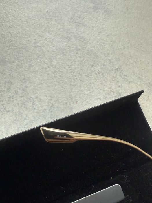 DIOR Stellaire 01 okulary korekcyjne zerówki złote antyrefleksyjne