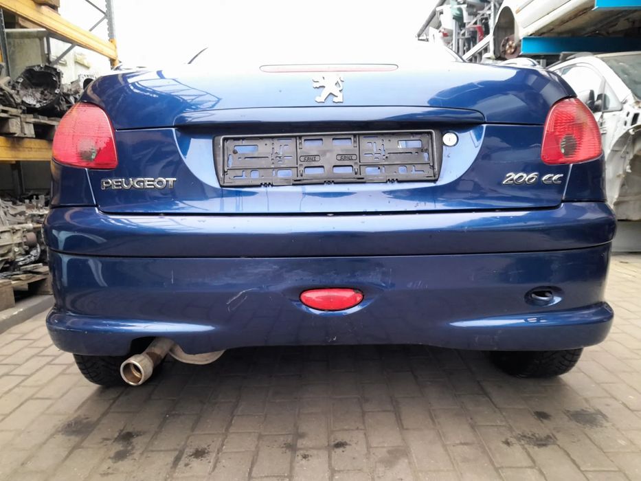 PEUGEOT 206CC ZDERZAK TYLNY TYŁ KOLOR: EGED