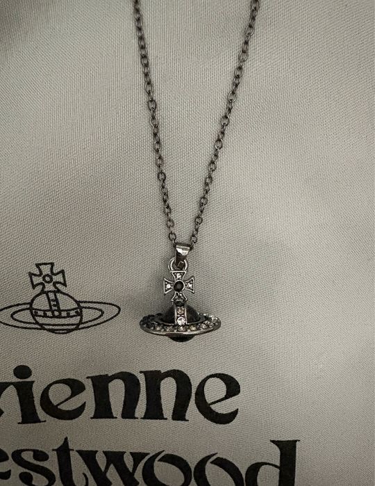 naszyjnik Vivienne Westwood czarny Orb Collar saturn Nana