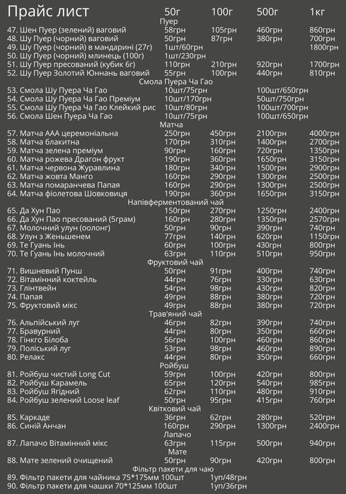 Фільтр пакети для чаю 70*125мм 100шт