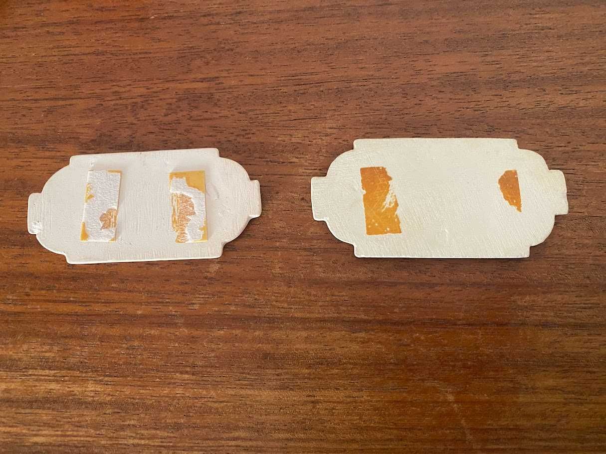 Placas em cerâmica para quartos, com nomes