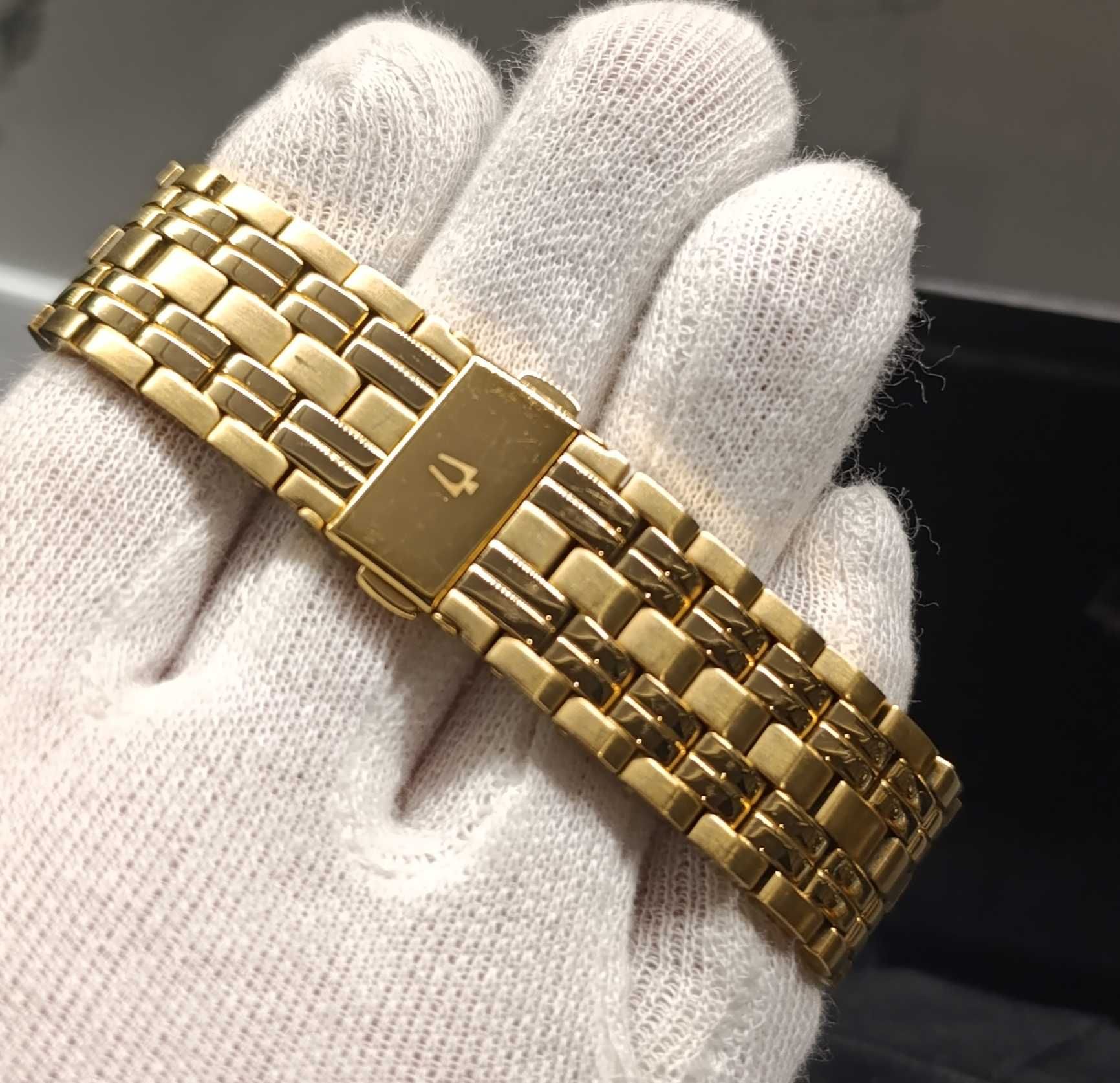 Piękny zegarek męski Bulova opean heart automatic, super stan, pudełko