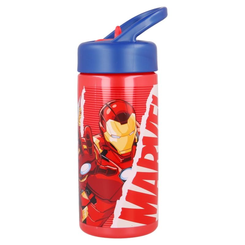 Bidon Ze Słomką Avengers Z Uchwytem 410Ml