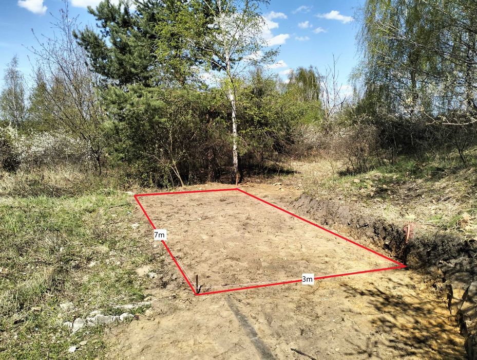 Działka pod garaż Libiąż, z pozwoleniem i gotowym projektem budowlanym