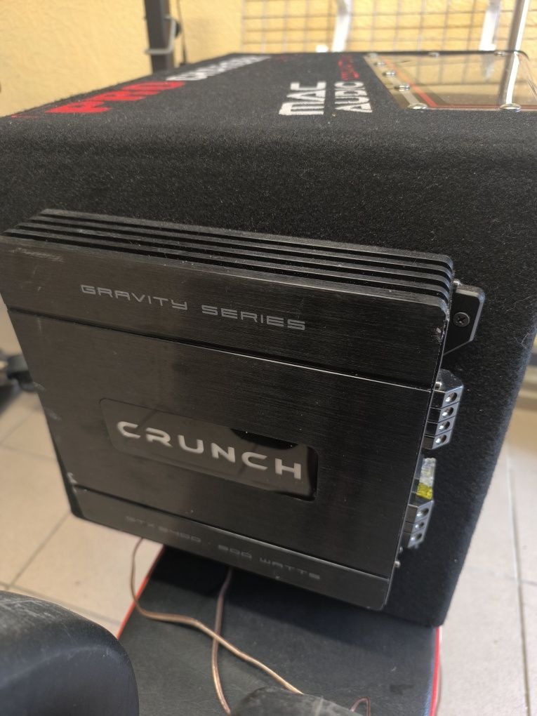 Tuba mac audio pro charger 1200w z wzmacniaczem crunch