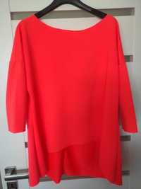 Bluza dresowa damska rozmiar M/L oversize neonowa.