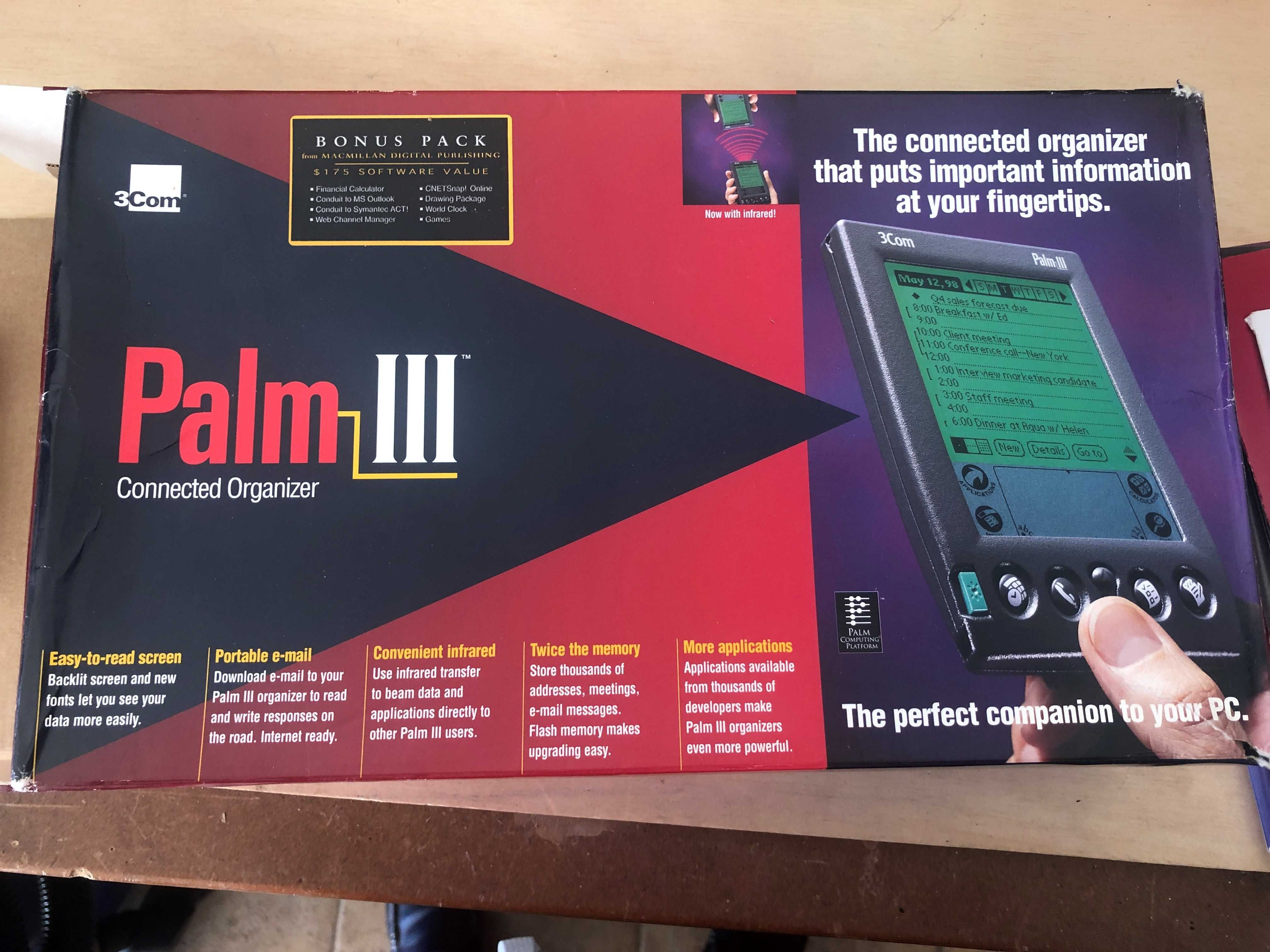 Palm Pilot III completo