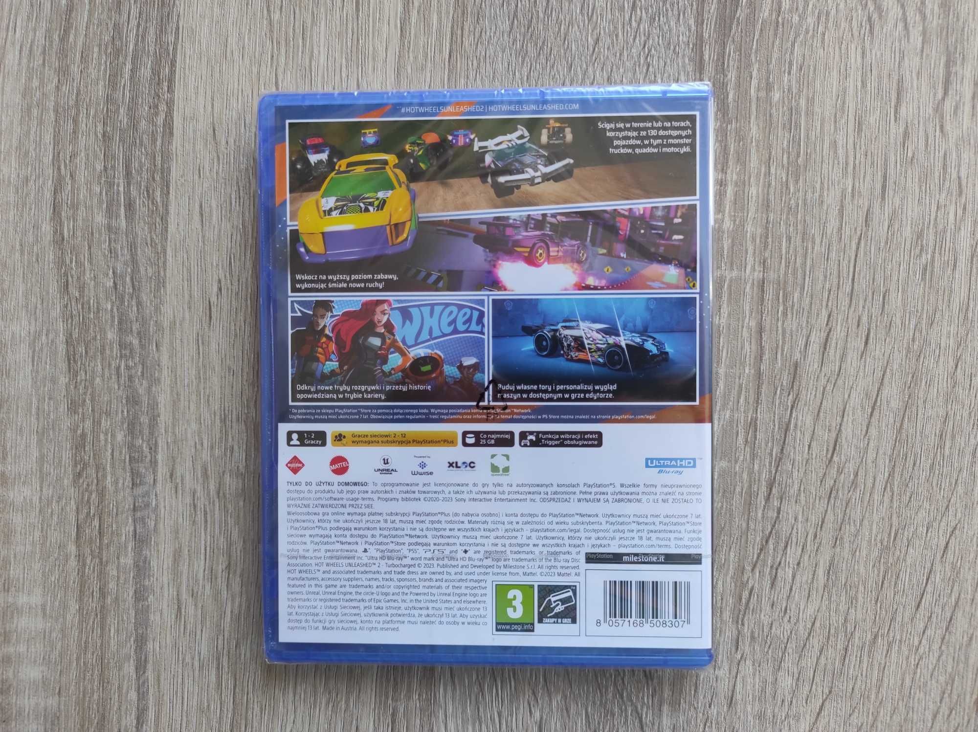 Hot Wheels Unleashed 2 Turbocharged PL - PS5 - Nowa w folii
