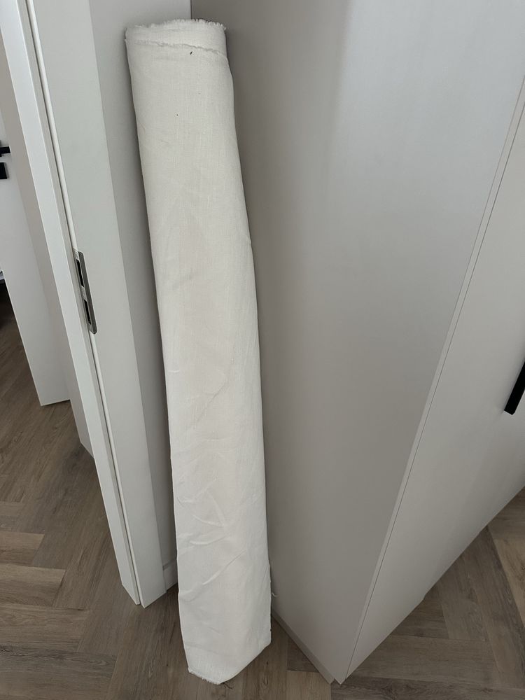 Belka materialu len bawelna