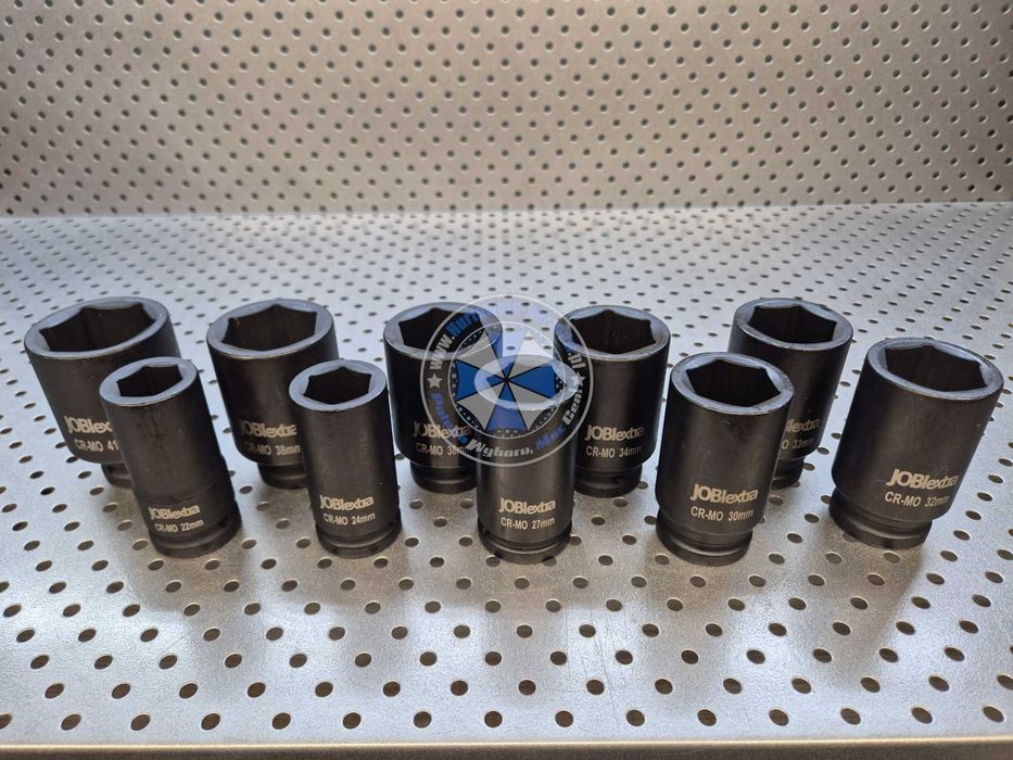 Nasadki udarowe długie 3/4" 22-41mm nasadki udarowe duże nasadki 3/4"