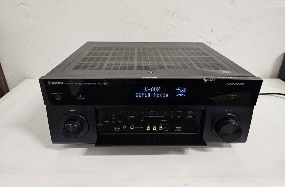 7.2: Amplituner Yamaha RX-A1030, 165 W na kanał , HDMI, Ultra HD (4k).