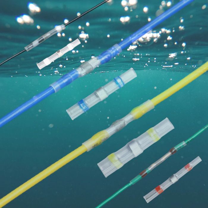 ZŁĄCZKI RURKI KOSZULKI termokurczliwe z cyną 100sz