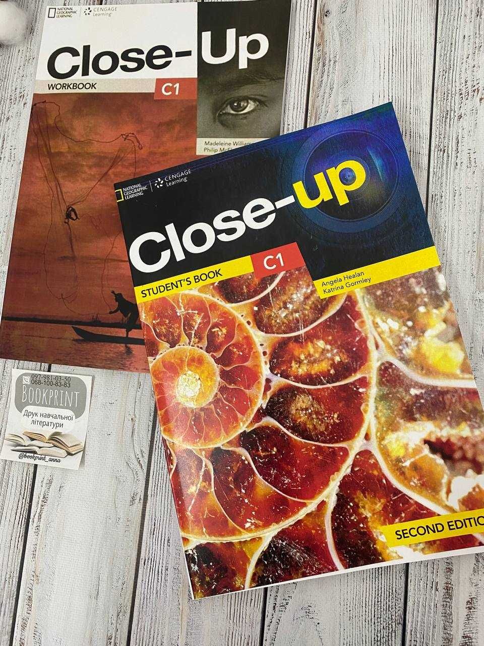 Close up B1+, В1, А1+ А2, B2,C1 книга+робочий зошит