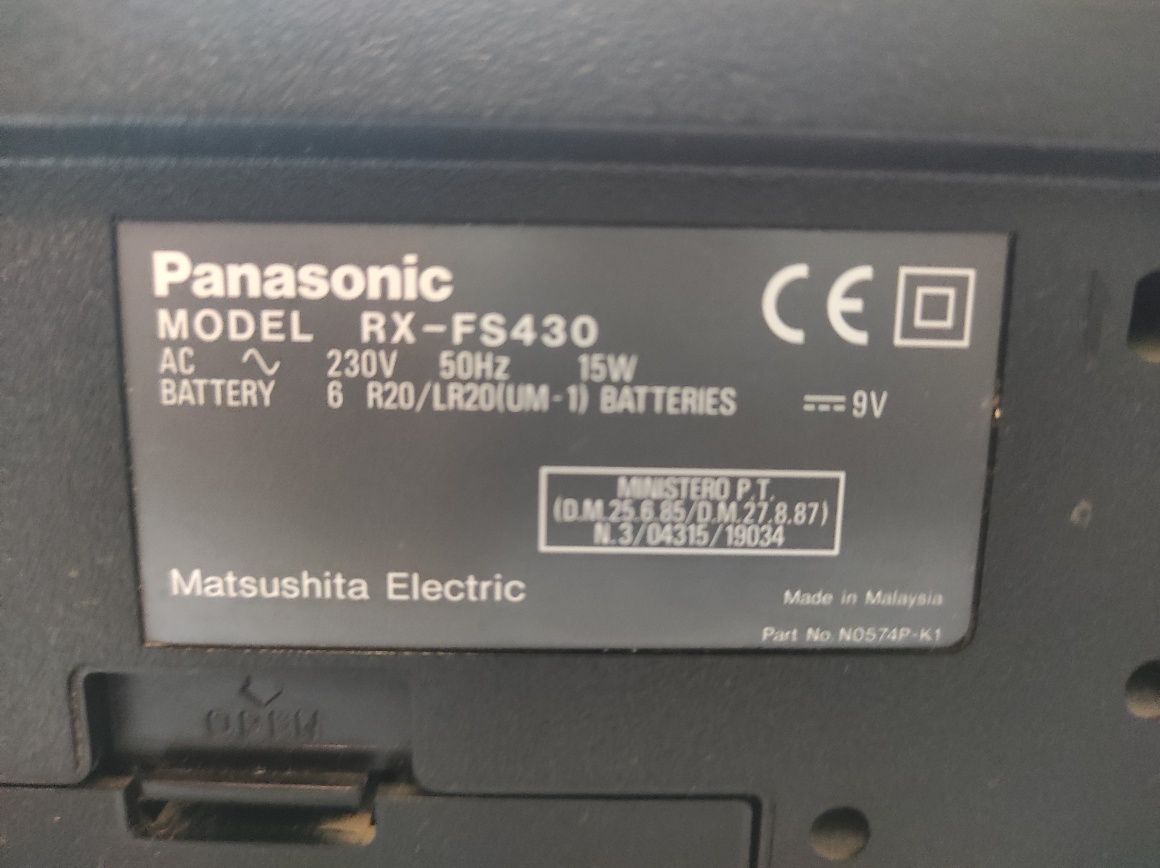 Магнитофон Panasonic RX- FS 430