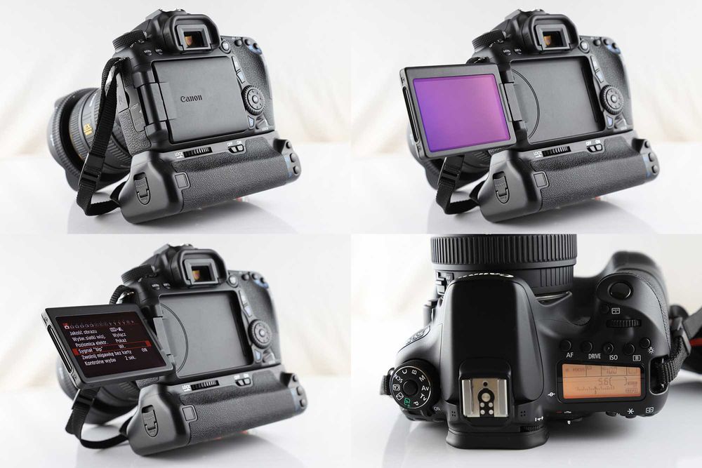 Canon 70D + GRIP + 2 baterie + komplet dodatków – świetny stan! OKAZJA