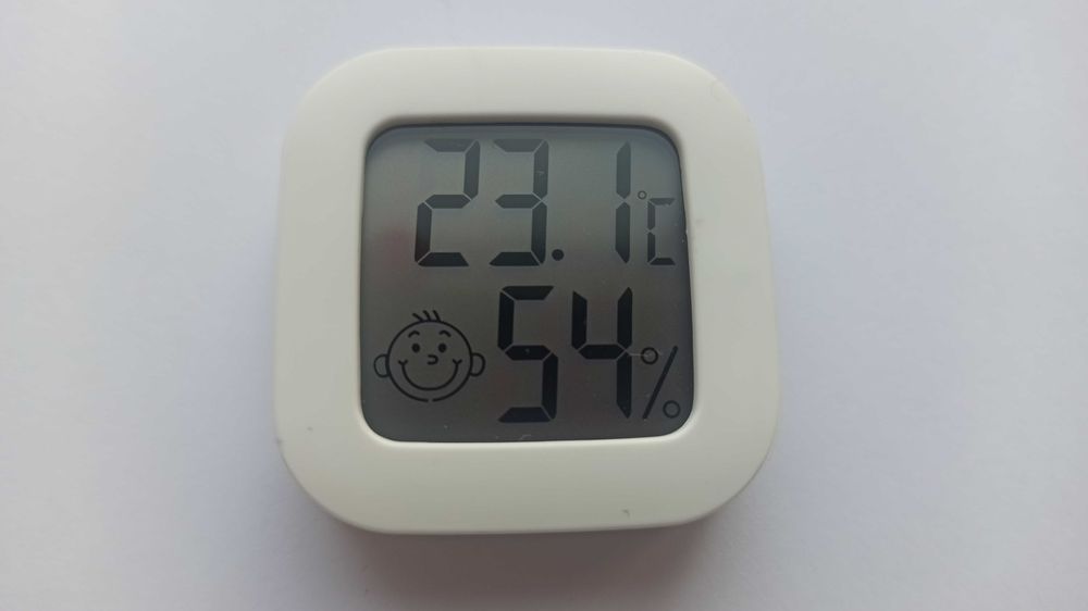 Цифровий електронний термометр, гігрометр з сенсором вологості