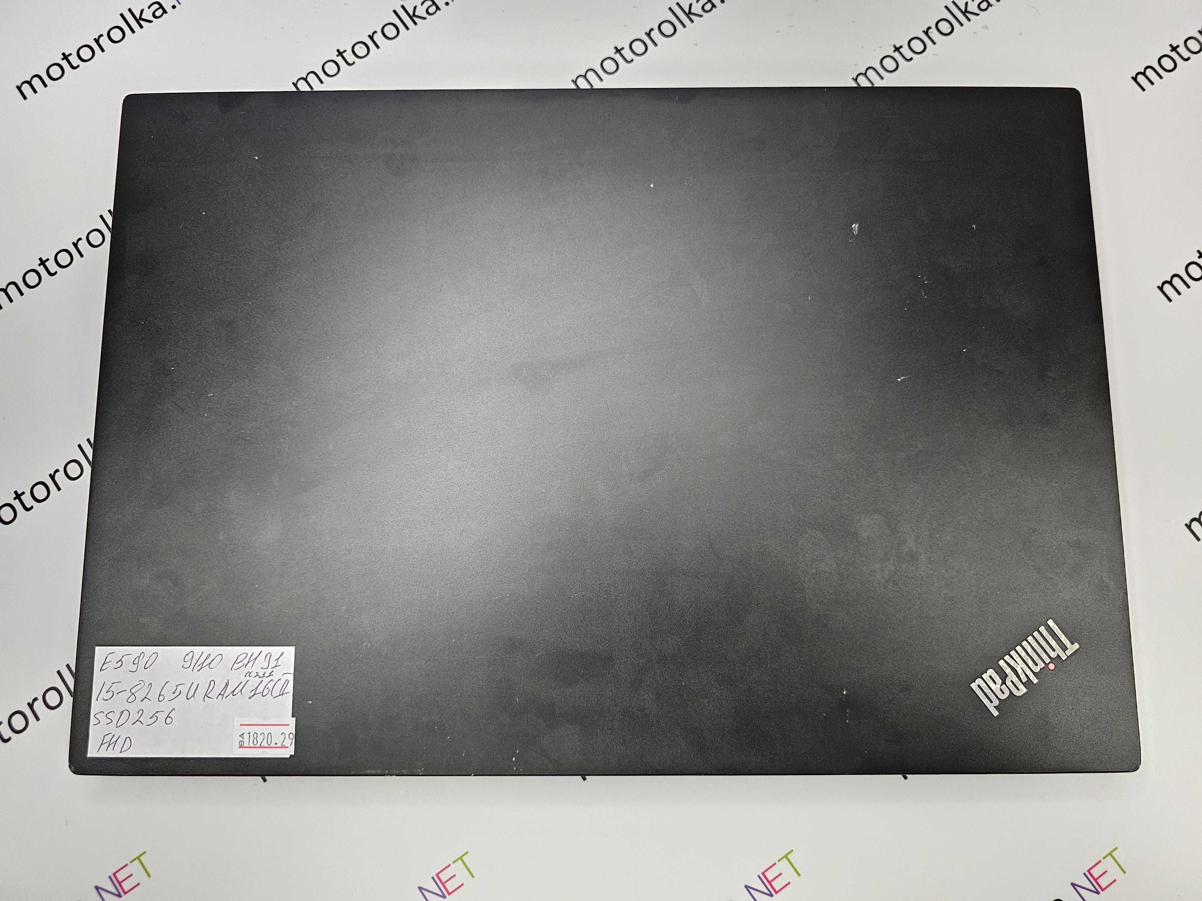 Ноутбук Lenovo ThinkPad E590 15,6" FullHD/i5-8265u/16 RAM/256 SSD