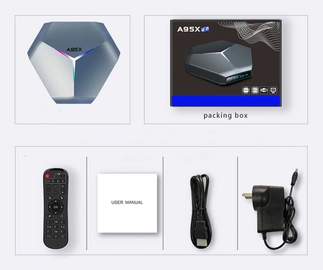 A95X F4 Android Smart TV Box 8K Wifi BT