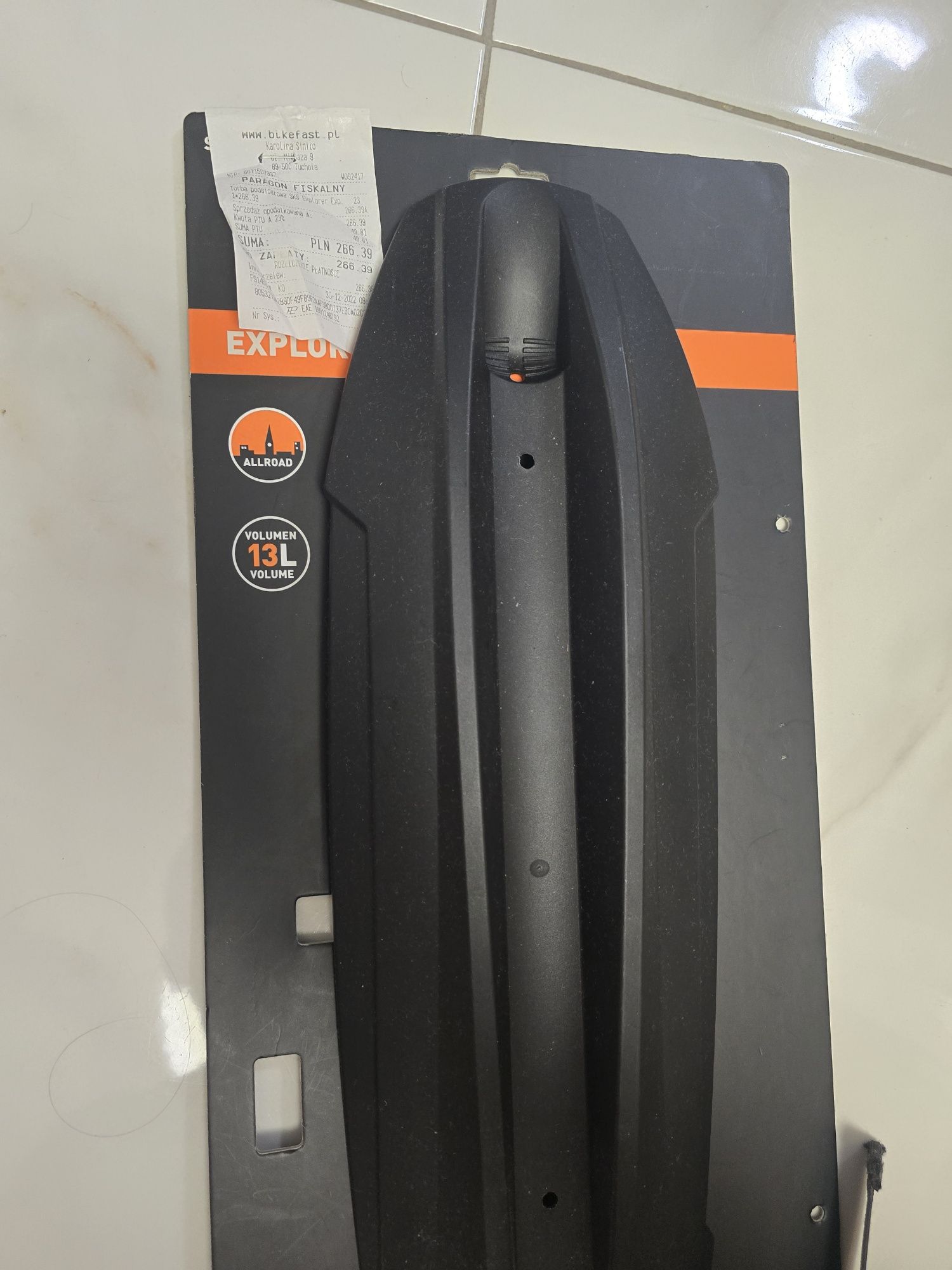 Torba podsiodłowa EXPLORER EXP 13L + błotnik SKS