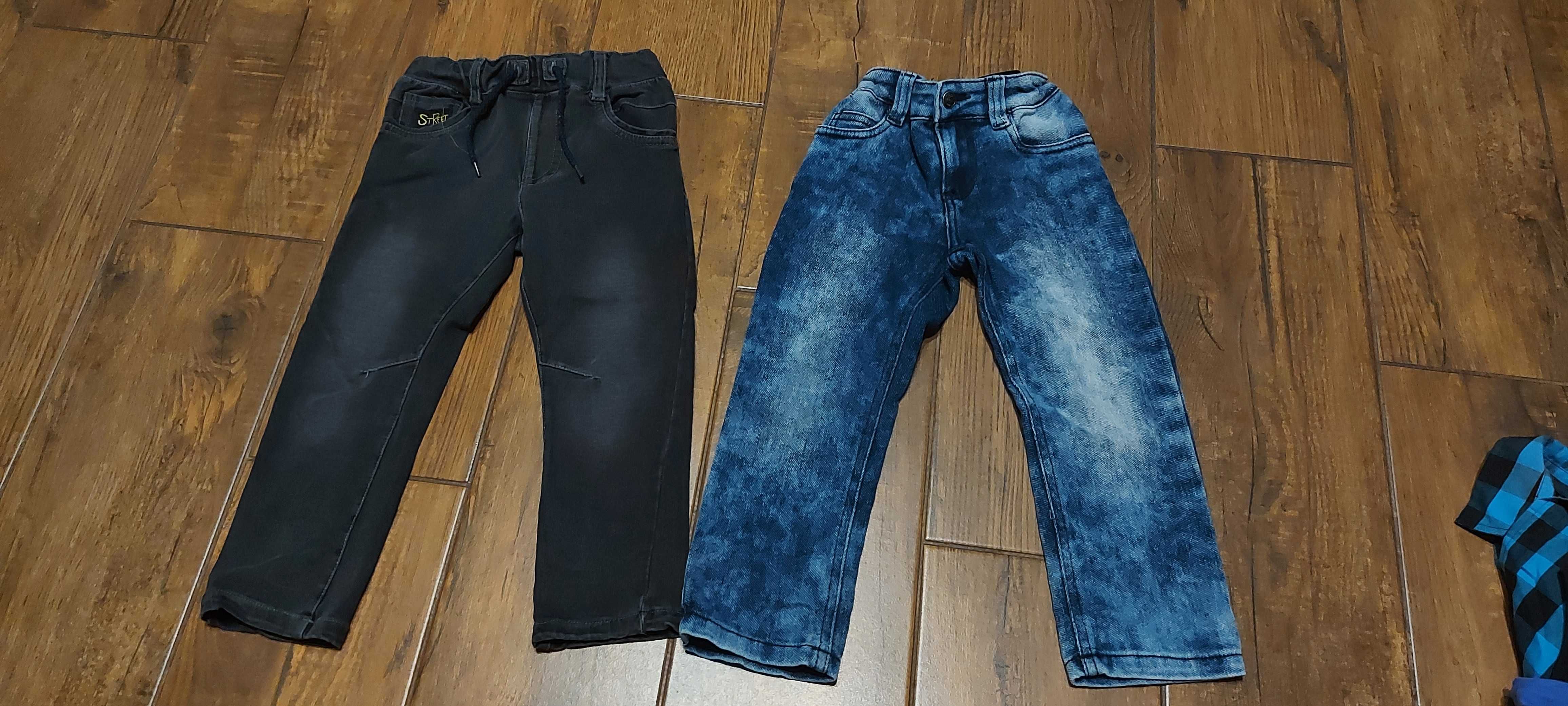 Spodnie jeans miękki r. 98