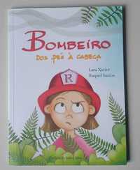 Livro "Bombeiro dos pés à cabeça"