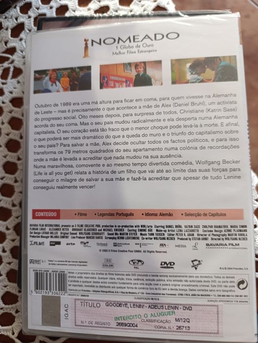 DVD Good Bye Lenin! (Alemão)
