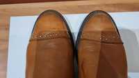 Botins castanhos em pele, massimo dutti, 36