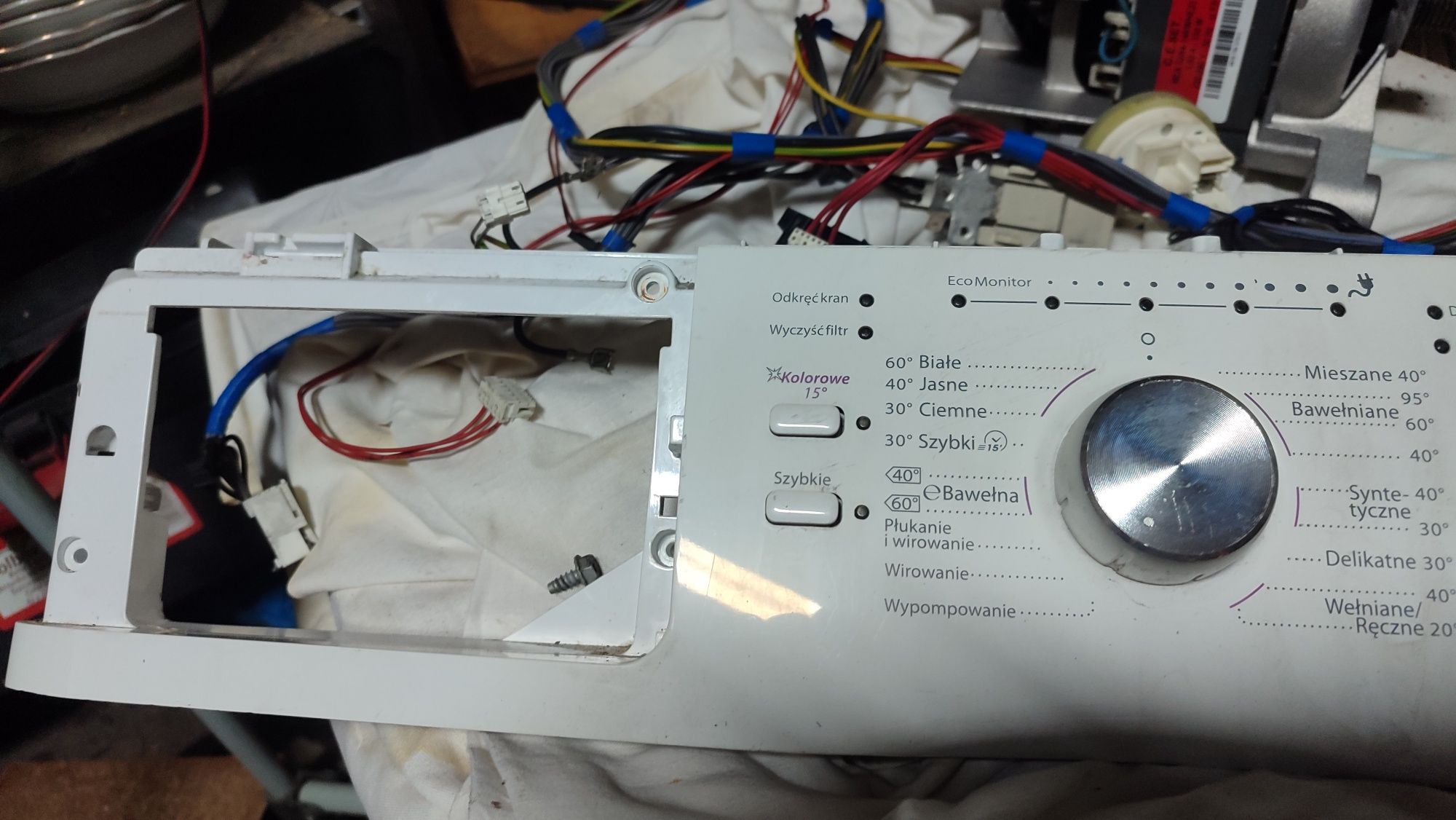 Programator +wiązka+ silnik pralka Whirlpool AWOC712035D