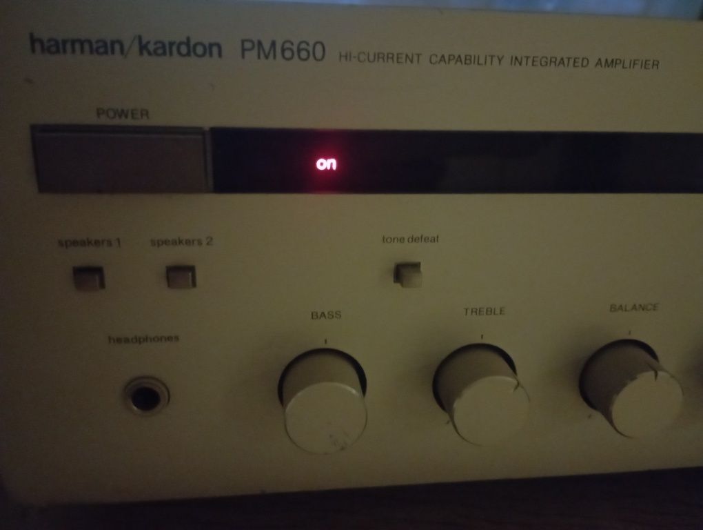 Amplificador Harman Kardon PM 660 vintage