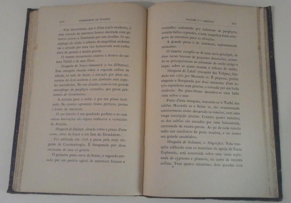 Itinerarios de viagens : volume I Oriente 1877