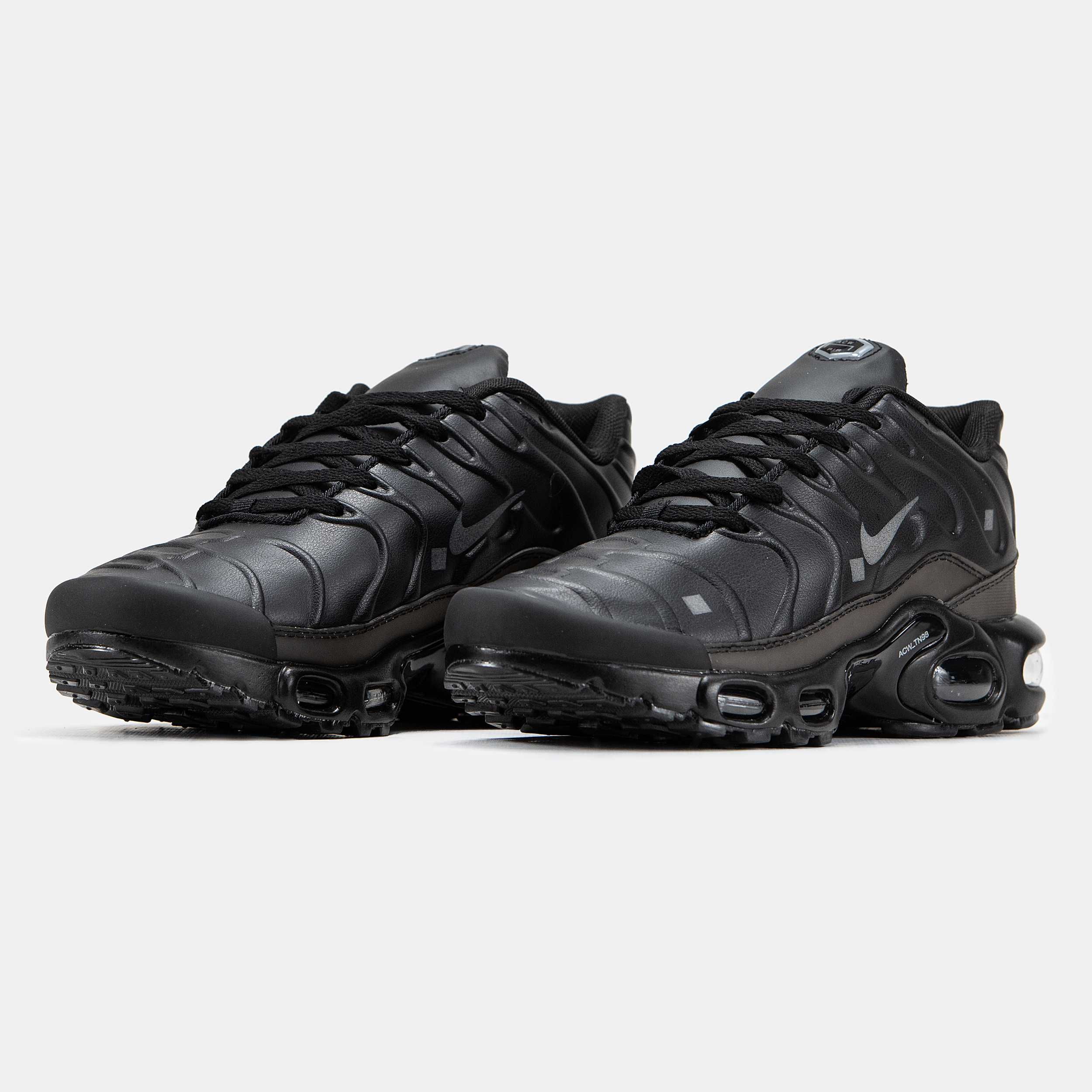 Кроссовки Nike Air Max TN Plus Full Black Leather