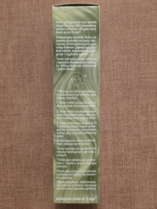 Toner pistacjowy