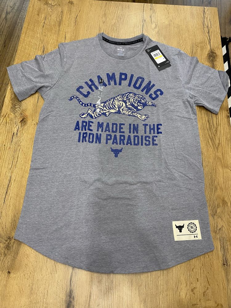 Koszulka Project Rock Under Armour UA Champions made in the iron