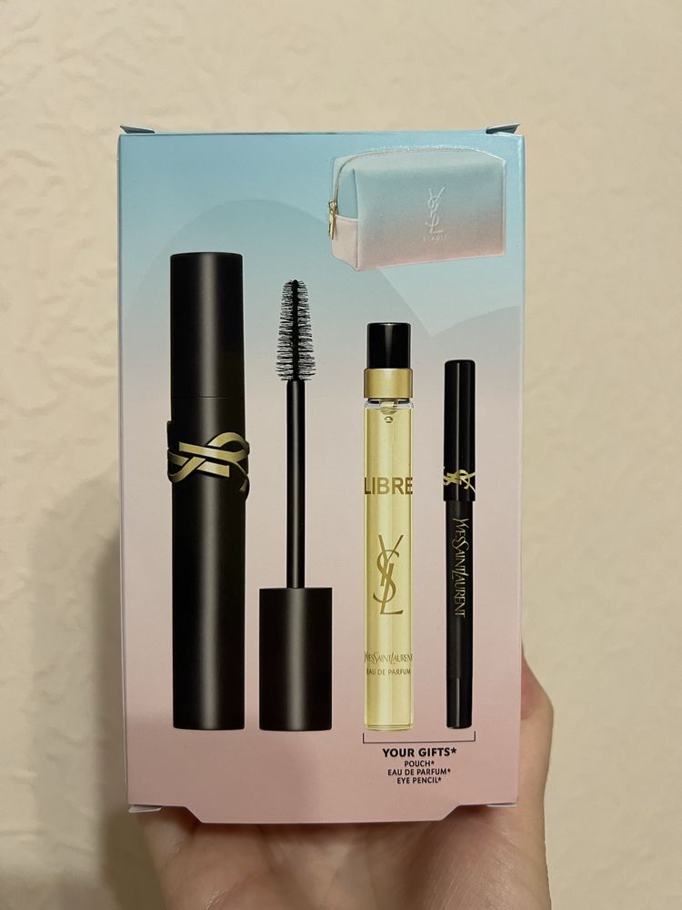 Подарочный набор Yves Saint Laurent. Подарок. Libre + тушь YSL.