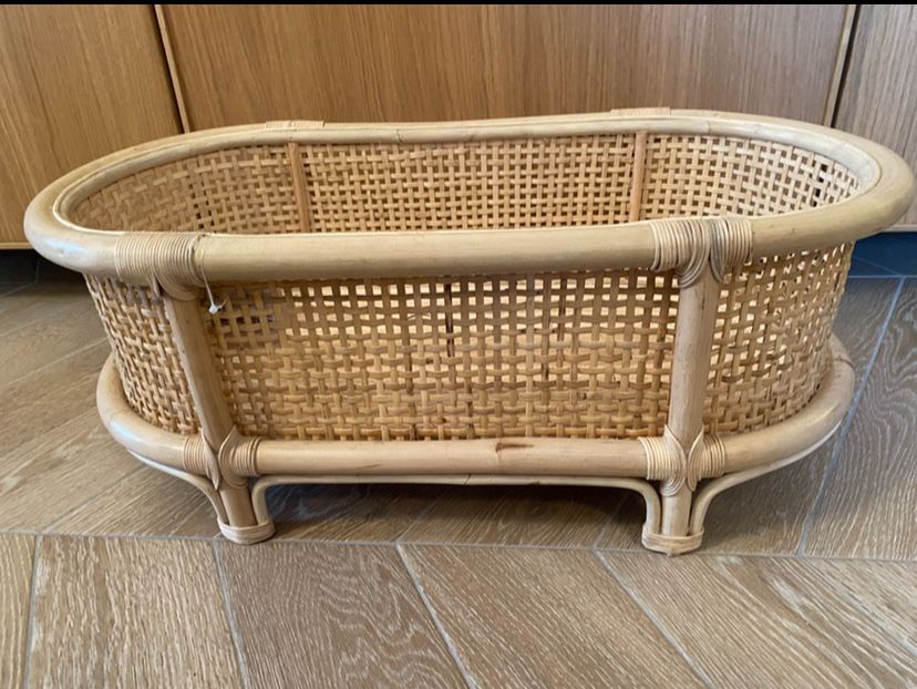 H&M rattanowy kwietnik osłonka na doniczkę kosz