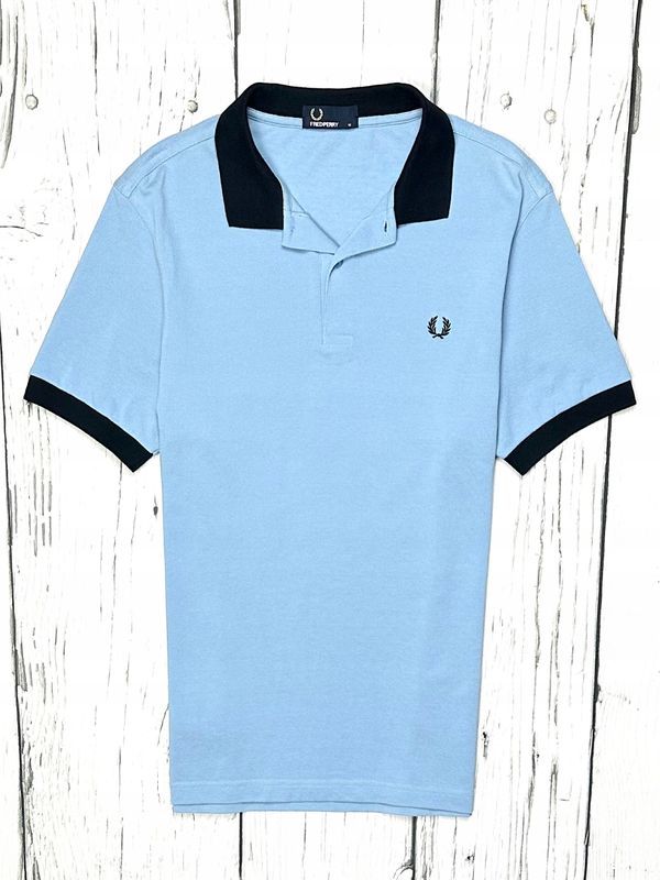 Fred Perry Koszulka Polo Męska Slim Fit Logowana na Piersi r. M